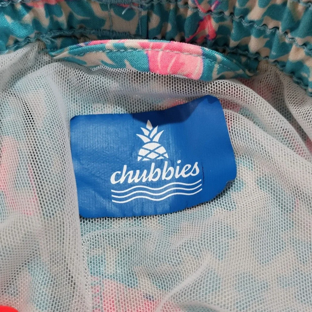 Chubbies The Domingos Are Flamingos Men Small Swim Trunks 7